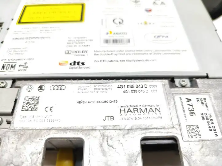 Audi A6 (2014 - 2018)  4G1035043D Мультимедийный контроллер