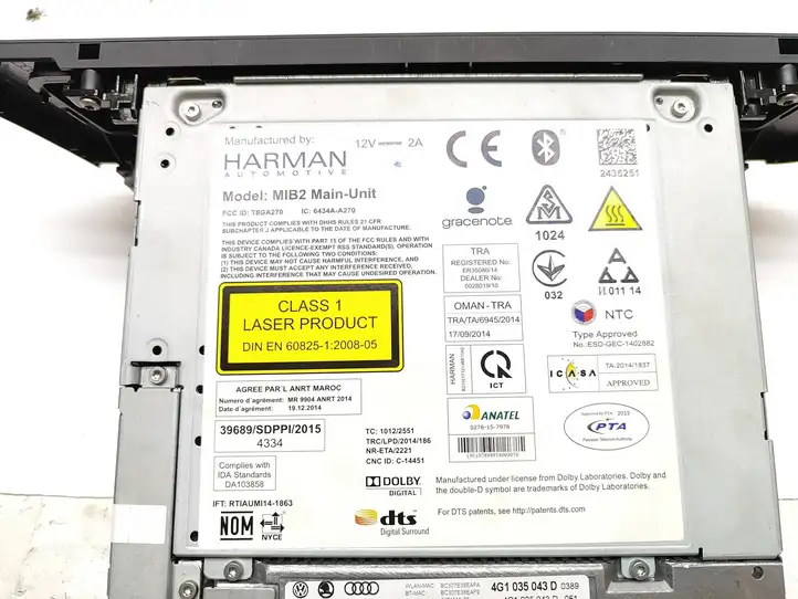 Audi A6 (2014 - 2018)  4G1035043D Мультимедийный контроллер