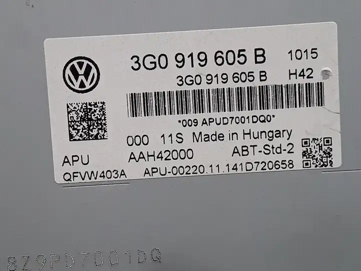 Volkswagen PASSAT B8 (2015 - ) 3G0919605B Магнитола / мультимедийная система — фото 4