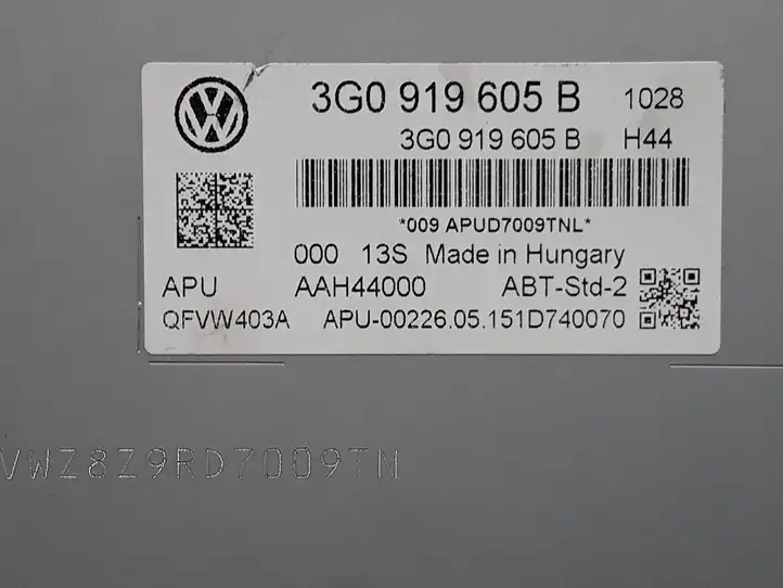 Volkswagen PASSAT B8 (2015 - ) 3G0919605B Магнитола / мультимедийная система — фото 3