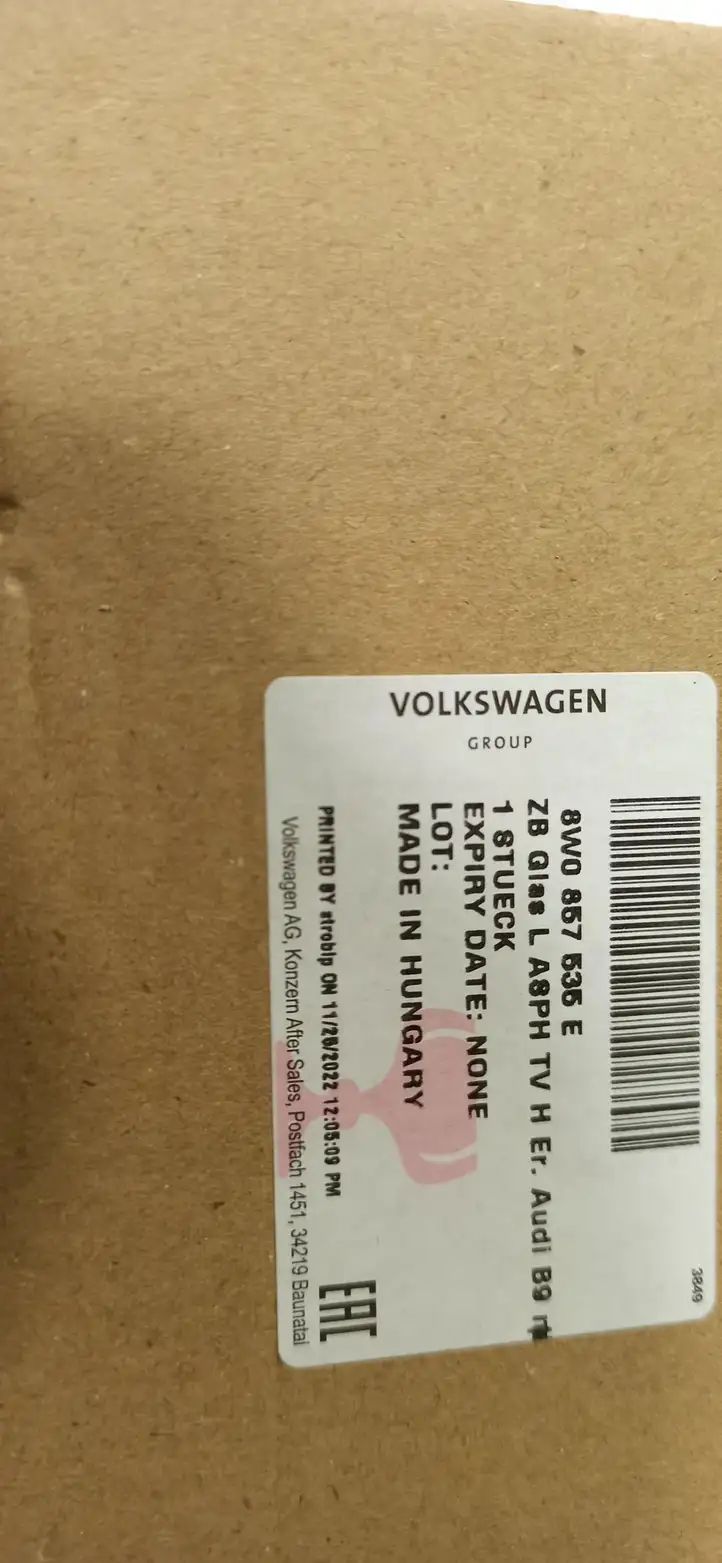 Audi A4 S4 B9 (2015 - 2019) 8W0857535E Элементы бокового зеркала — фото 5