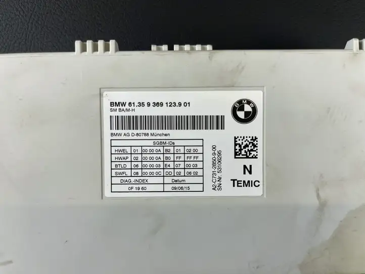 BMW X3 F25 (2010 - 2017) 61359369123 Блок управления сиденьем — фото 2