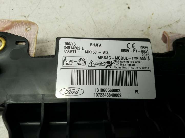 Ford B-Max (2012 - 2018)  AV1114K158AD Звукоизоляция крыши