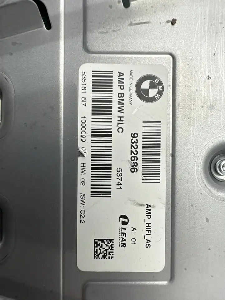 BMW 1 F20 F21 (2011 - 2019) 53518181 Усилитель звука — фото 4