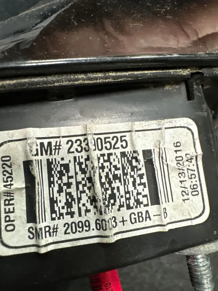 Chevrolet Camaro (2015 - 2018) 23390525 Боковое зеркало с электроприводом — фото 2