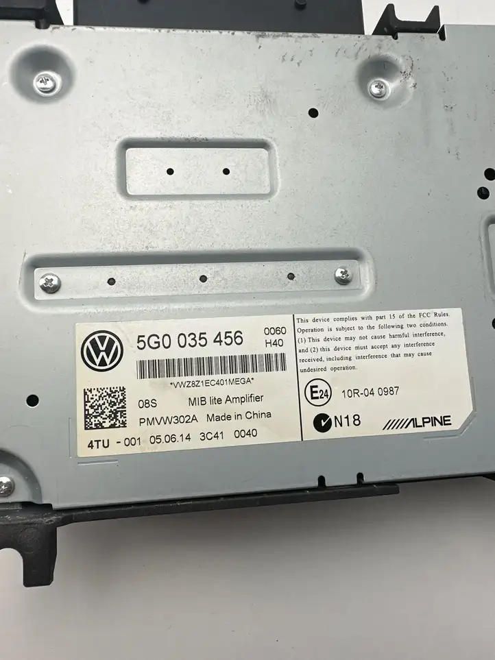Volkswagen Golf VII (2013 - 2019) 5G0035456 Усилитель звука — фото 3
