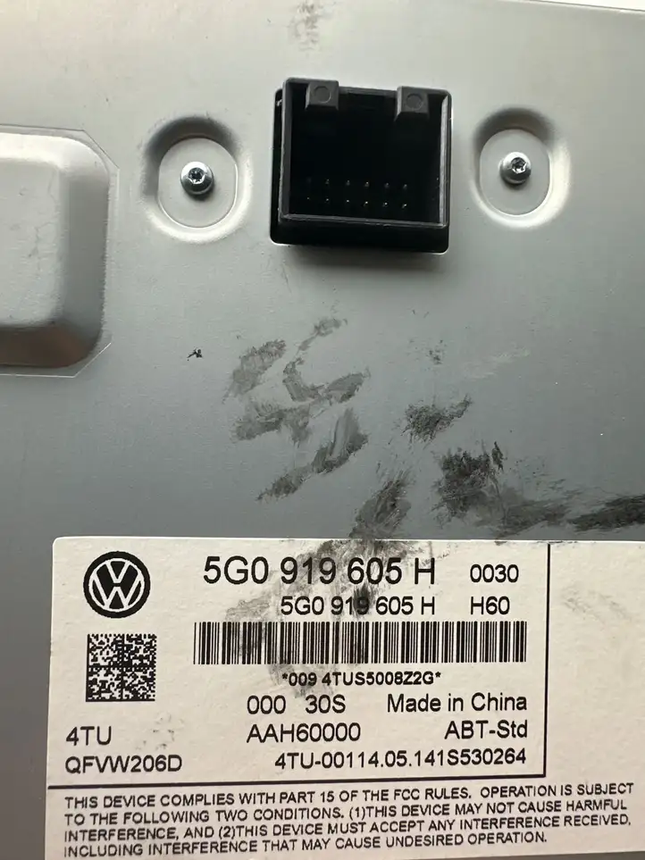 Volkswagen Golf VII (2013 - 2019) 5G0919605H Магнитола / мультимедийная система — фото 2