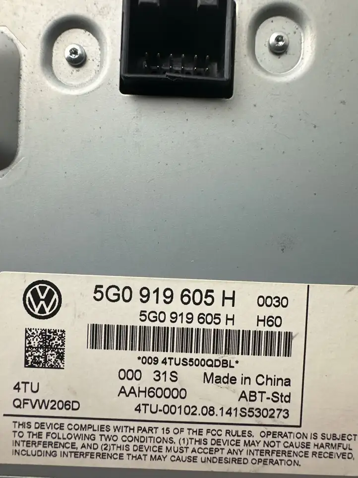 Volkswagen Golf VII (2013 - 2019) 5G0919605H Магнитола / мультимедийная система — фото 2
