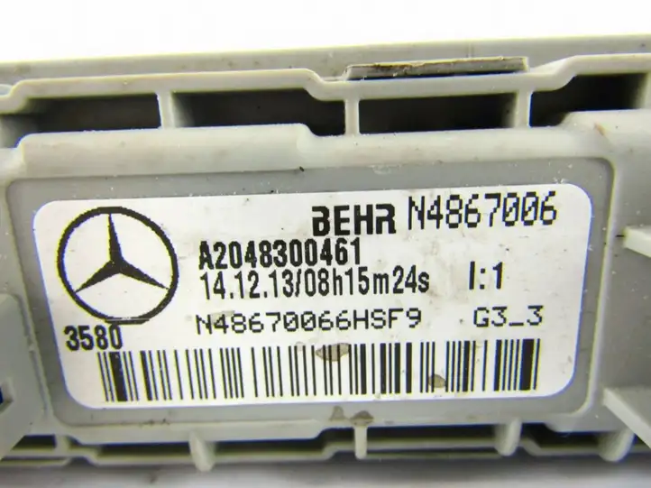 Mercedes-Benz C W204 (2007 - 2014) Электрический отопитель салона — фото 3