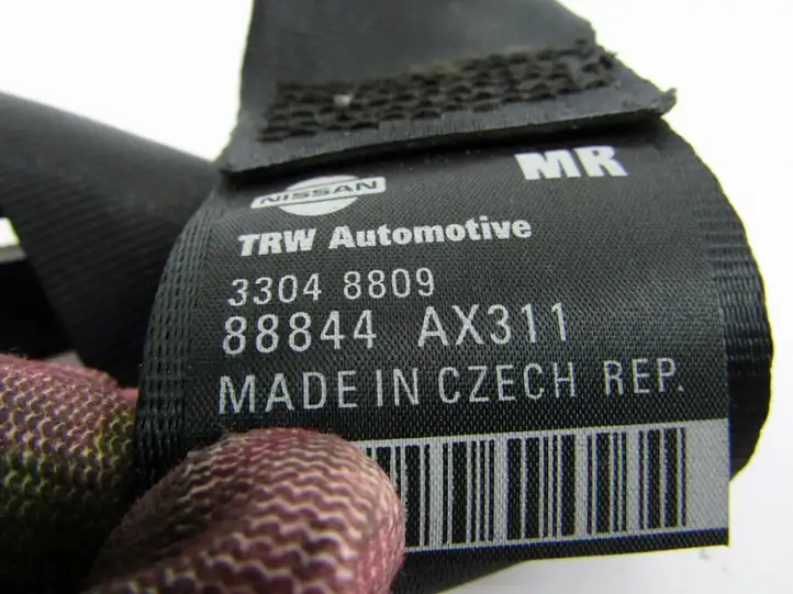 Nissan Micra (2003 - 2007) Задний ремень безопасности — фото 3