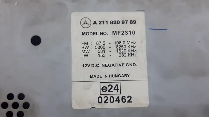 Mercedes-Benz E W211 (2002 - 2009) A2118209789 Магнитола / мультимедийная система — фото 5