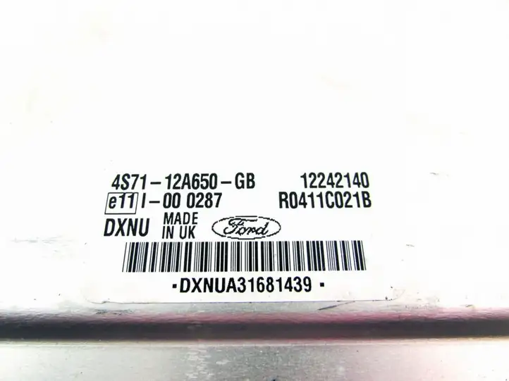 Ford Mondeo Mk III (2000 - 2007) 4S7112A650GB Блок управления двигателем (ЭБУ) — фото 2