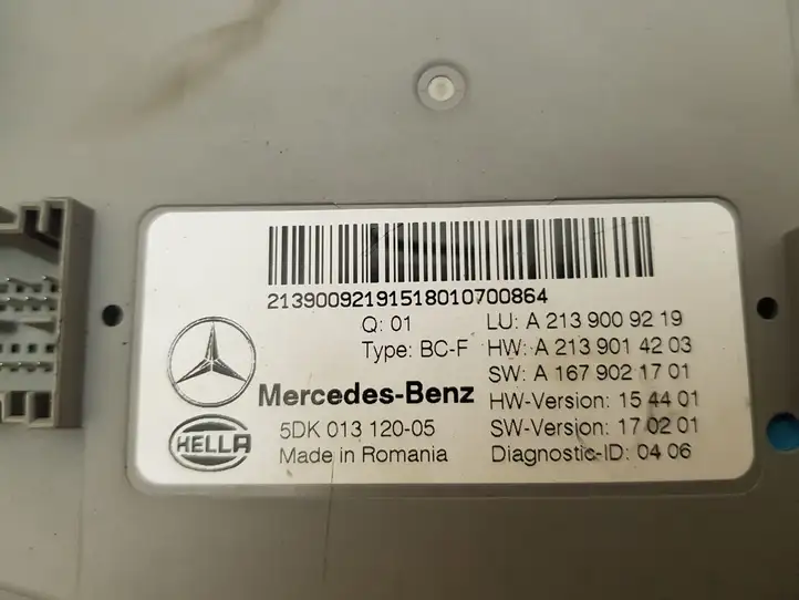 Mercedes-Benz E W238 (2017 - ) A2139009219 Модуль комфорта — фото 2