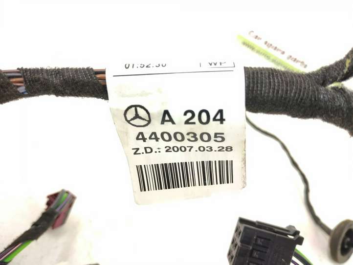 Mercedes-Benz C W204 (2007 - 2014)   Проводка передних дверей