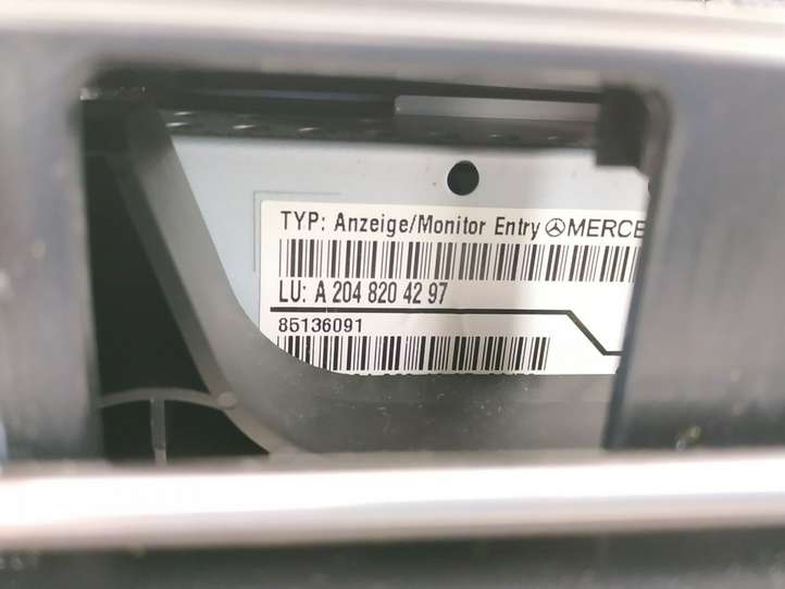 Mercedes-Benz C W204 (2007 - 2014)   Экран/ дисплей / маленький экран