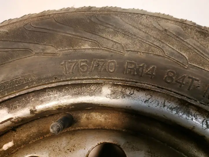 Toyota Corolla E120 E130 (2000 - 2004) Стальной штампованный диск R14 — фото 4
