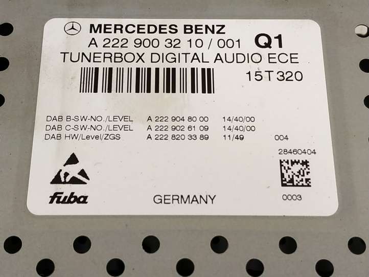Mercedes-Benz S C217 (2015 - 2020)   Другие блоки управления / модули
