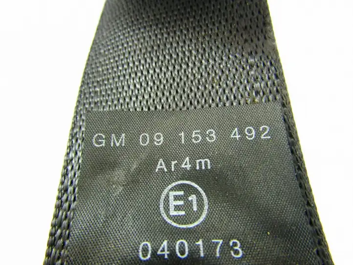 Opel Astra G (1998 - 2004) Задний ремень безопасности — фото 1