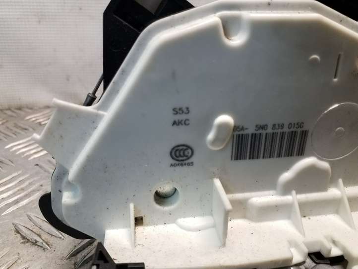 Volkswagen Passat CC (2012 - 2017)  5N0839015G Замок задней двери