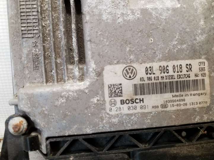 Skoda Superb B6 (3T) (2008 - 2015)  03L906018SR Блок управления двигателя
