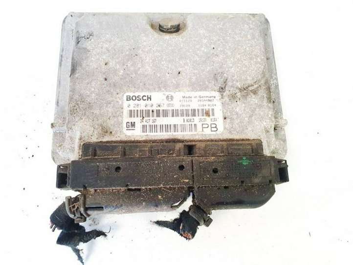 Opel Astra (1998 - 2004)  0281010267 Блок управления двигателя