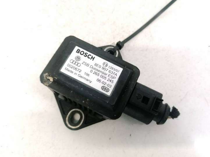 Audi A8 (2002 - 2005)  8E0907637A Датчик ESP (системы стабильности) (датчик курсовой устойчивости))