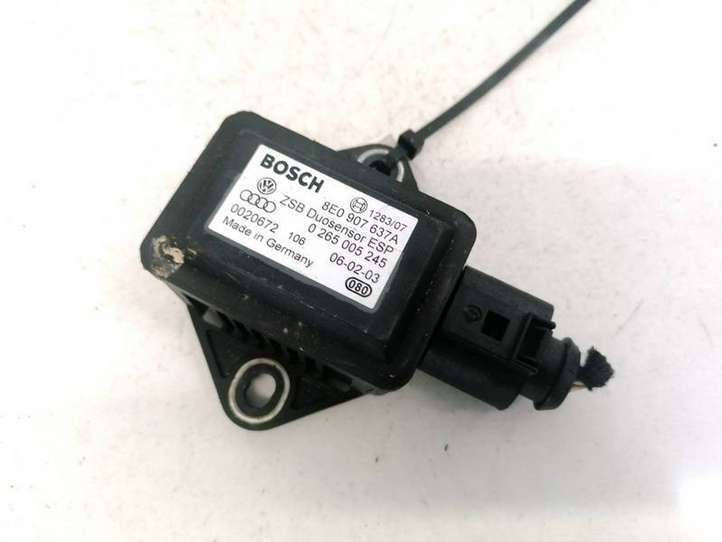 Audi A8 (2002 - 2005)  8E0907637A Датчик ESP (системы стабильности) (датчик курсовой устойчивости))