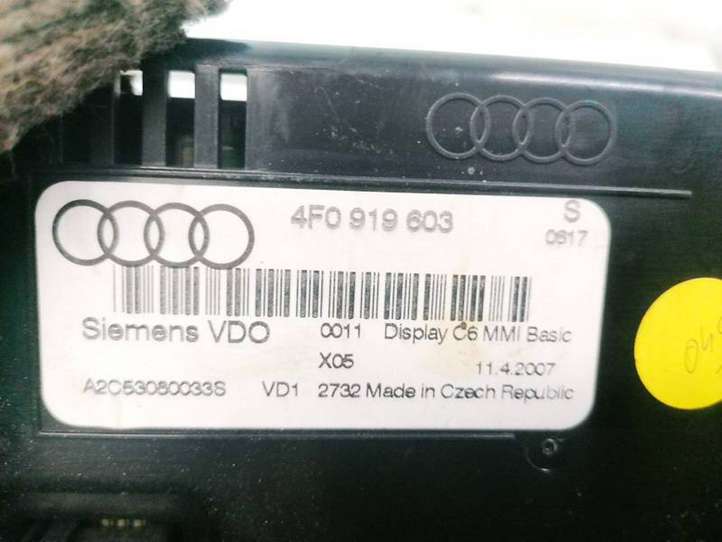 Audi A6 (2004 - 2008)  4F0919603 Экран/ дисплей / маленький экран