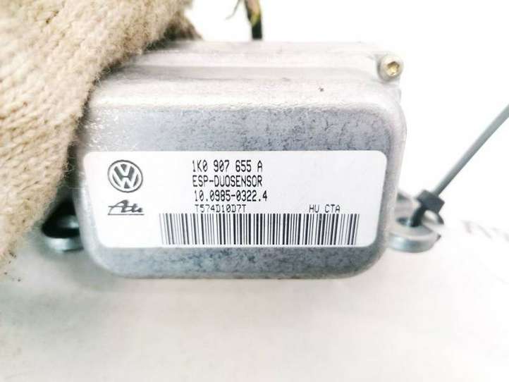 Audi A3/S3 8P (2003 - 2005)  1K0907655A Датчик ESP (системы стабильности) (датчик курсовой устойчивости))