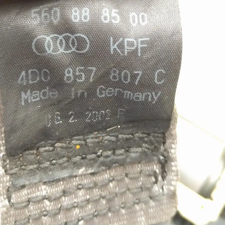 Audi A8 S8 D2 4D (1999 - 2002) Задний ремень безопасности — фото 5