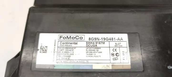 Volvo XC60 (2008 - 2013) 8G9N19G481AA Модуль комфорта — фото 4