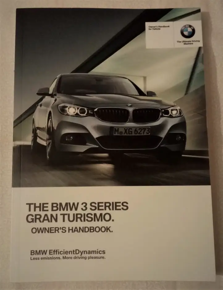 BMW 3 GT F34 (2013 - 2017) 01402926888 Руководство пользователя — фото 1