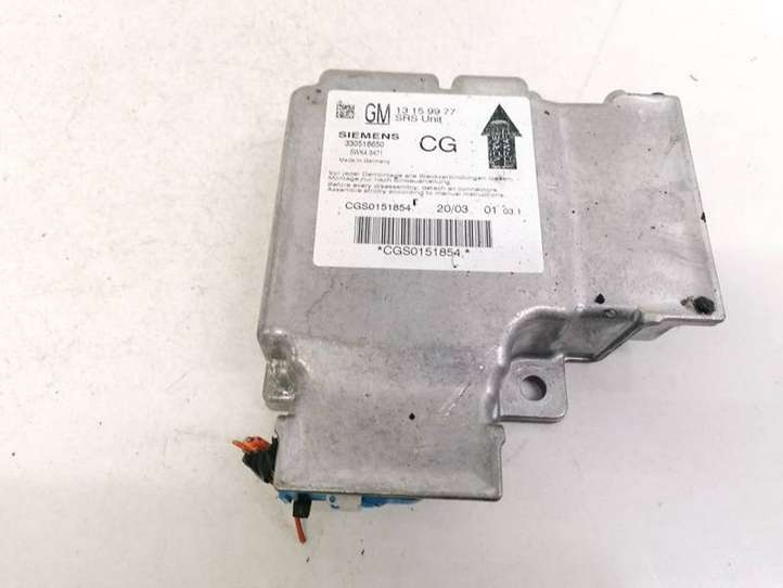 Opel Signum (2002 - 2008)  13159977 Блок управления надувных подушек
