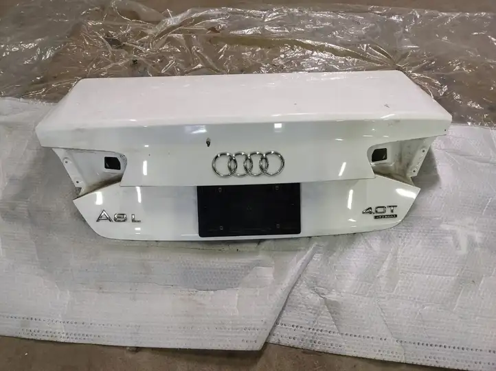 Audi A8 S8 D4 4H (2010 - 2014) 4H0827753B Крышка багажника — фото 1