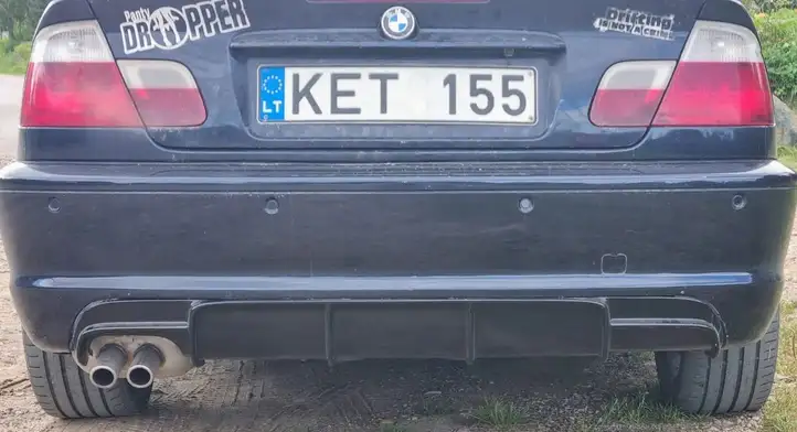 BMW 3 E46 (1998 - 2005) BE46D Нижняя часть переднего бампера — фото 6