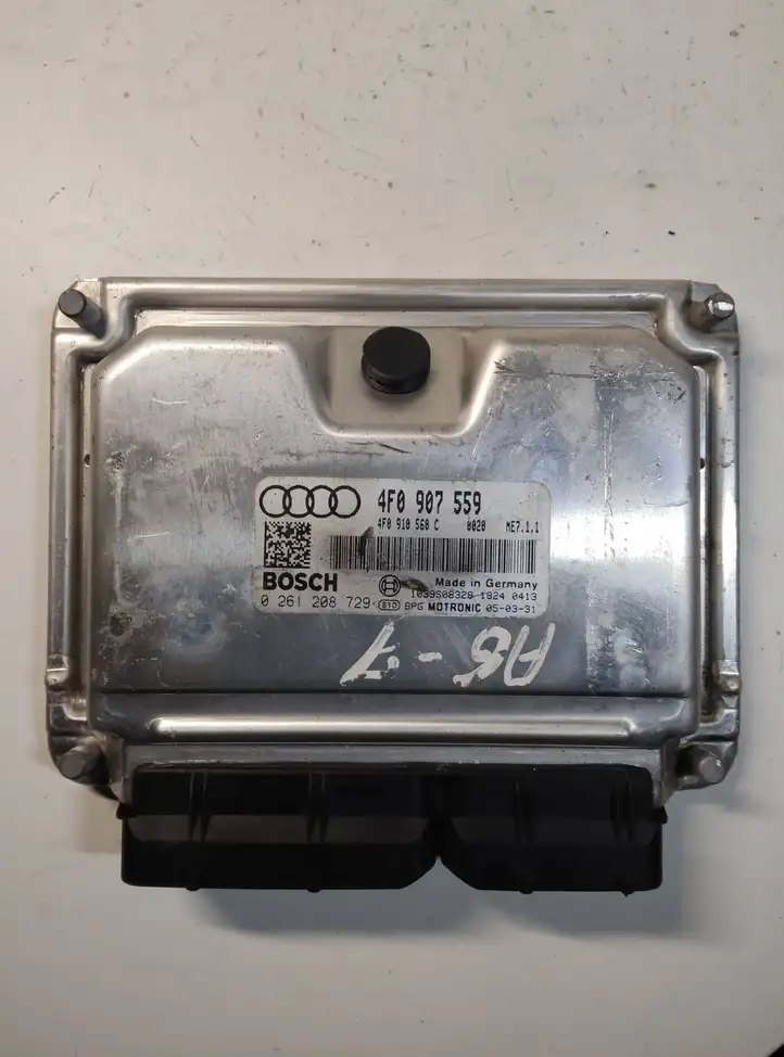 Audi A6 S6 C6 4F (2004 - 2008) 4F0907559 Блок управления двигателем (ЭБУ) — фото 7