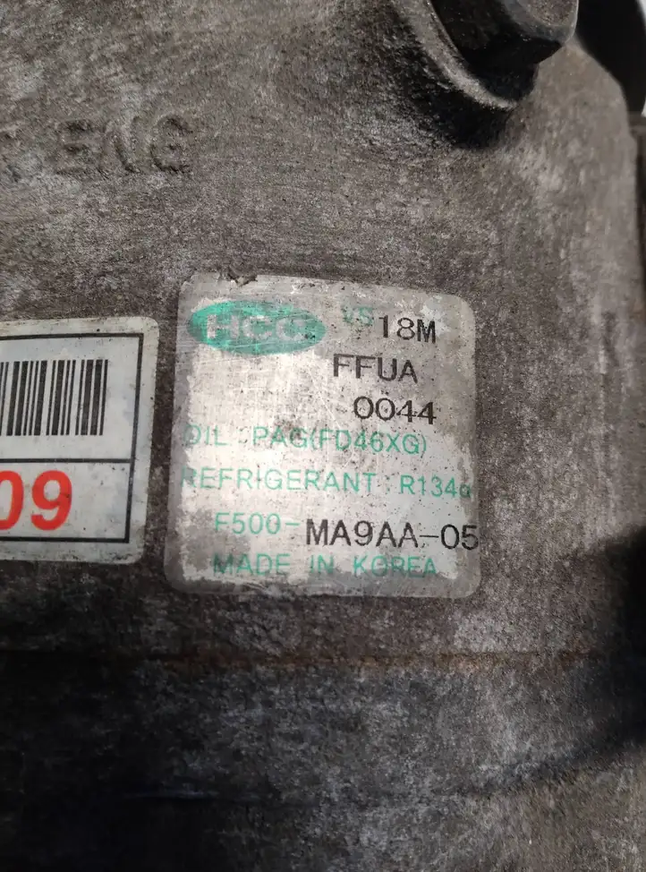 Hyundai Santa Fe (2009 - 2012) F500MA9AA05 Компрессор (насос) кондиционера воздуха — фото 2