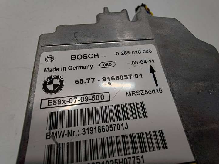 BMW 3 E90 E91 (2005 - 2012)  65779166057 Блок управления надувных подушек