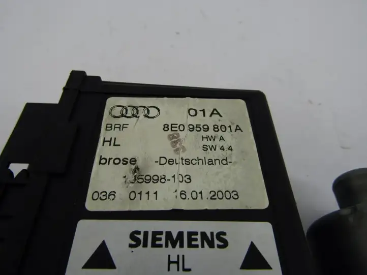 Audi A4 S4 B6 8E 8H (2000 - 2006) Стеклоподъемник задней двери — фото 3