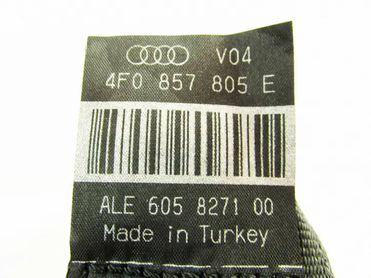 Audi A6 S6 C6 4F (2004 - 2008) Задний ремень безопасности — фото 1