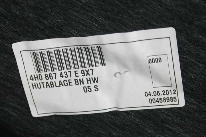 Audi A8 (2010 - 2014)  4H0867437E Задний подоконник