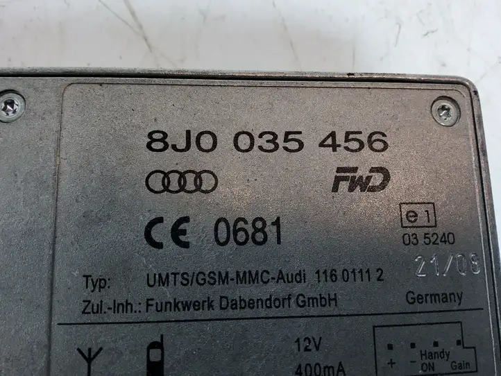 Audi A4 S4 B8 8K (2007 - 2011) 8J0035456 Усилитель антенны — фото 3