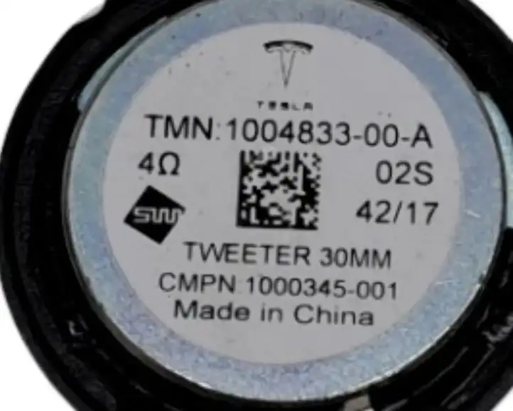 Tesla Model X (2015 - 2021) 100483300A Твитер передней двери — фото 6