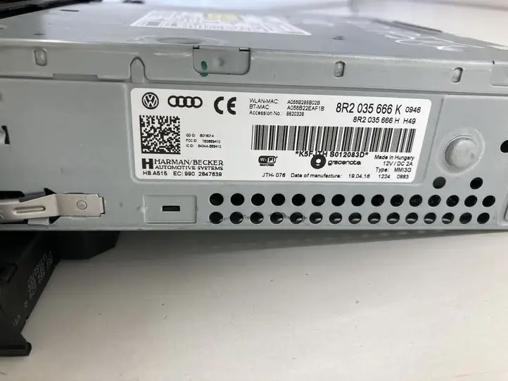 Audi A5 8T 8F (2011 - 2016) 8R2035666K Магнитола / мультимедийная система — фото 4