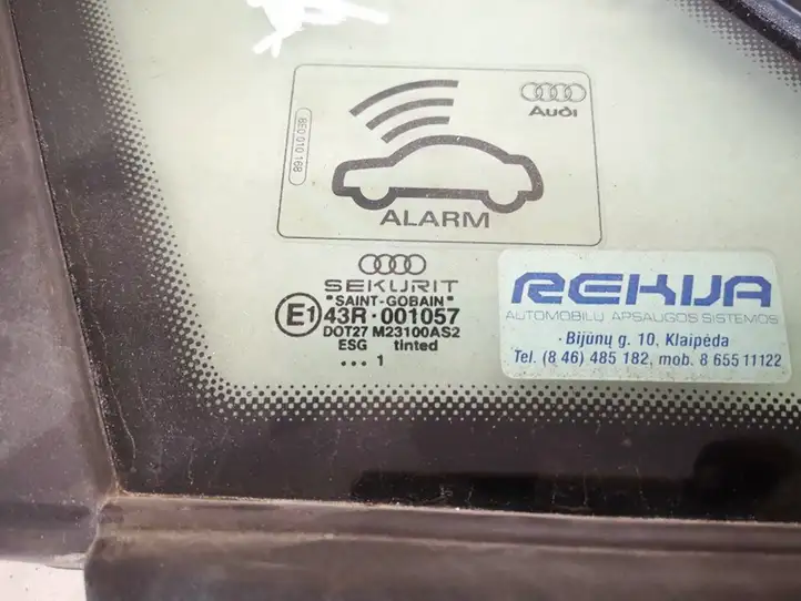 Audi A4 S4 B6 8E 8H (2000 - 2006) Заднее боковое стекло — фото 2