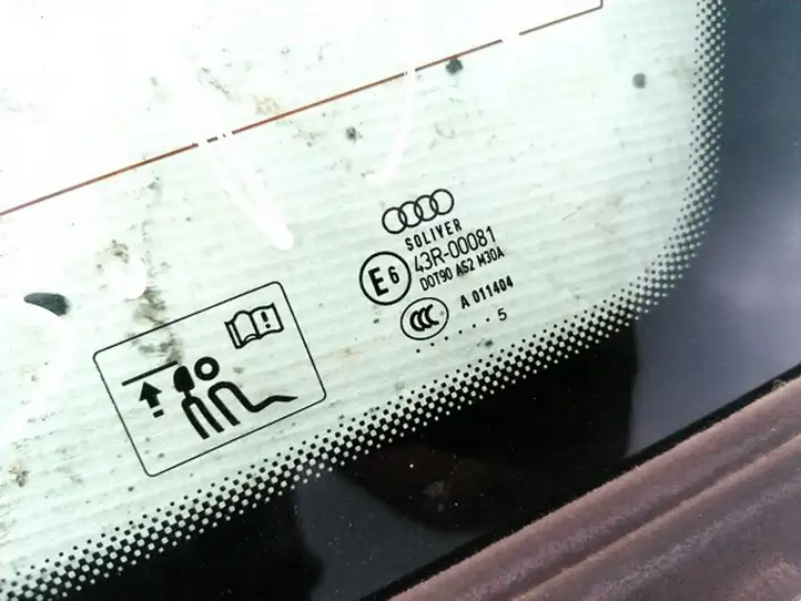 Audi A4 S4 B7 8E 8H (2004 - 2009) Заднее боковое стекло — фото 3