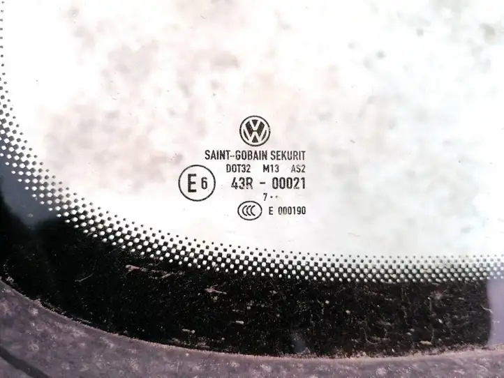 Volkswagen PASSAT B6 (2005 - 2010) Заднее боковое стекло — фото 3