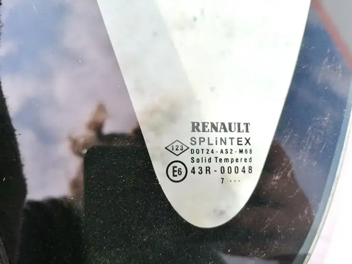 Renault Scenic II - Grand scenic II (2006 - 2009) Заднее боковое стекло — фото 2