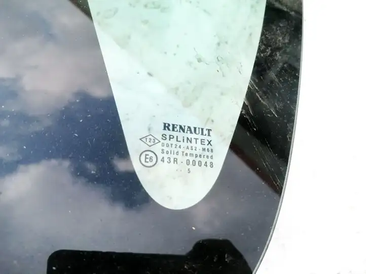 Renault Scenic II -  Grand scenic II (2003 - 2006)   Заднее боковое стекло кузова
