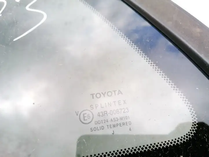 Toyota Avensis T250 (2003 - 2006) Заднее боковое стекло — фото 3
